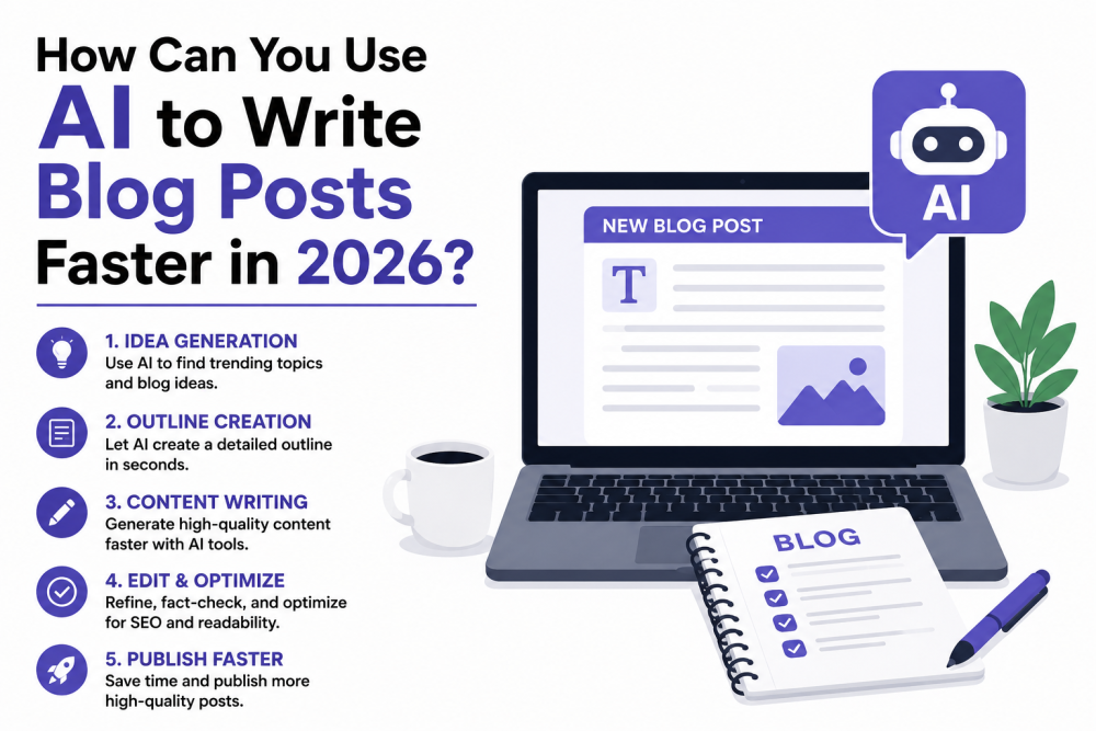 How Can You Use AI to Write Blog Posts Faster in 2026?