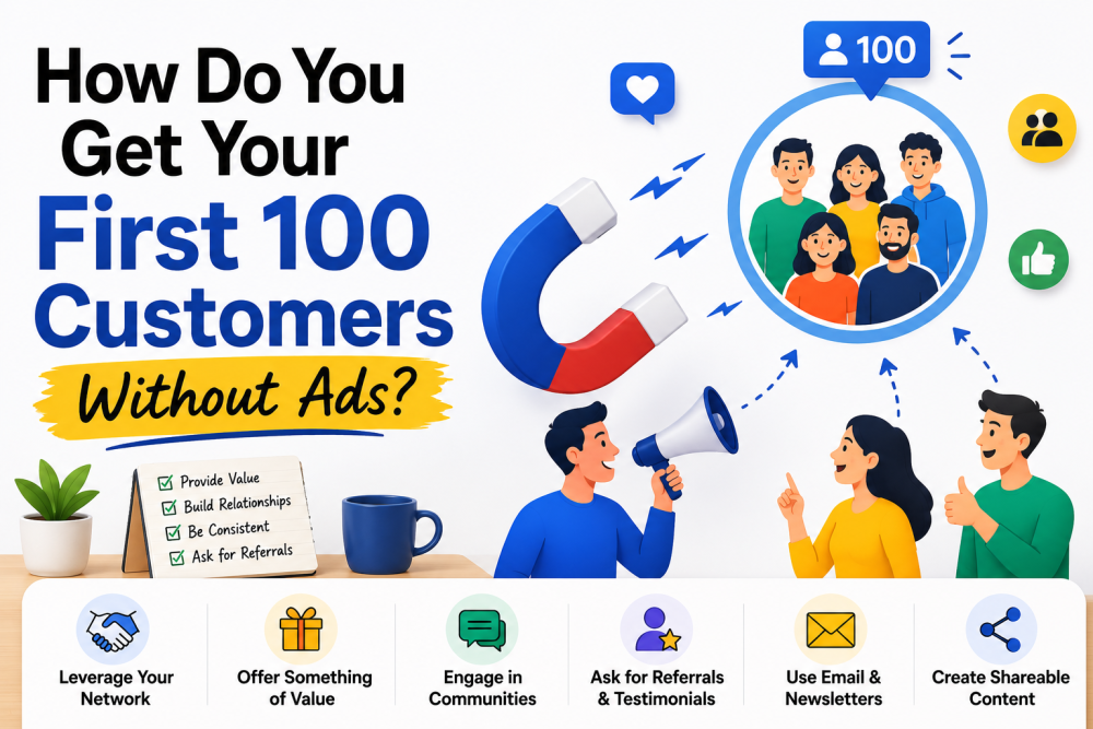 How Do You Get Your First 100 Customers Without Ads?