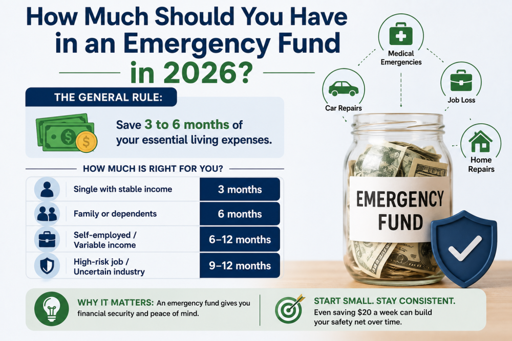 How Much Should You Have in an Emergency Fund in 2026?