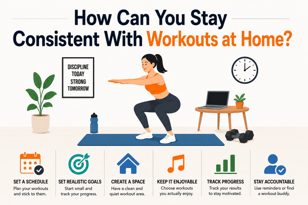 How Can You Stay Consistent With Workouts at Home?