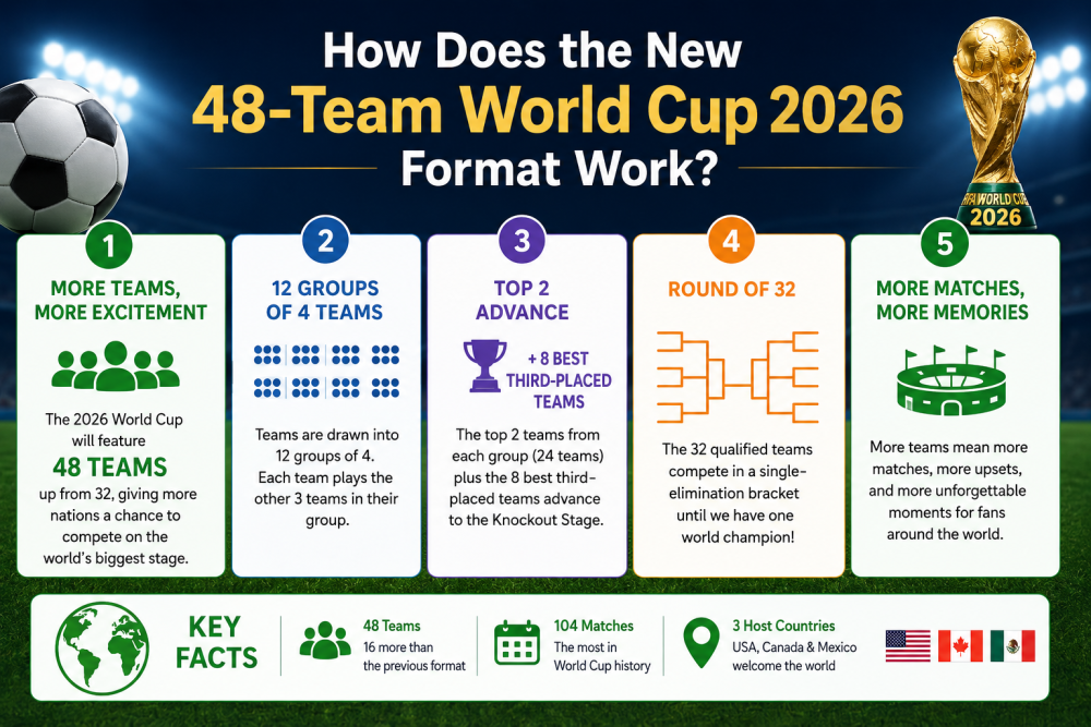 How Does the New 48-Team World Cup 2026 Format Work?