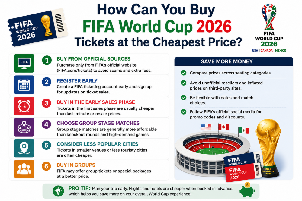 How Can You Buy FIFA World Cup 2026 Tickets at the Cheapest Price?