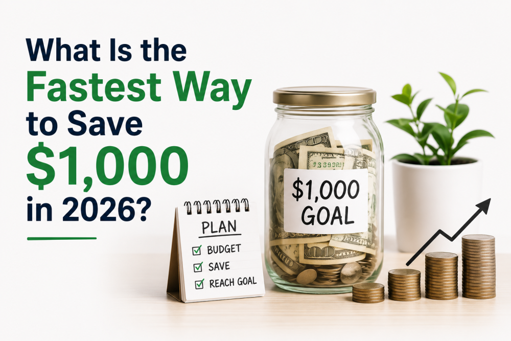 What Is the Fastest Way to Save $1,000 in 2026?