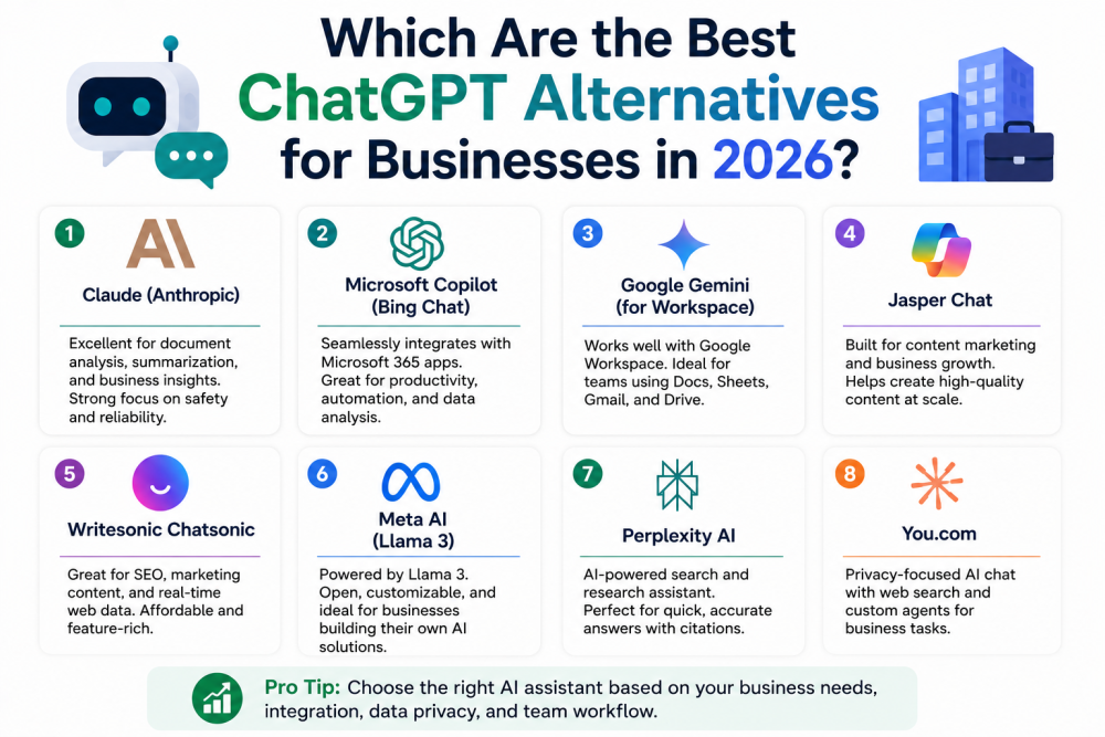 Which Are the Best ChatGPT Alternatives for Businesses in 2026?