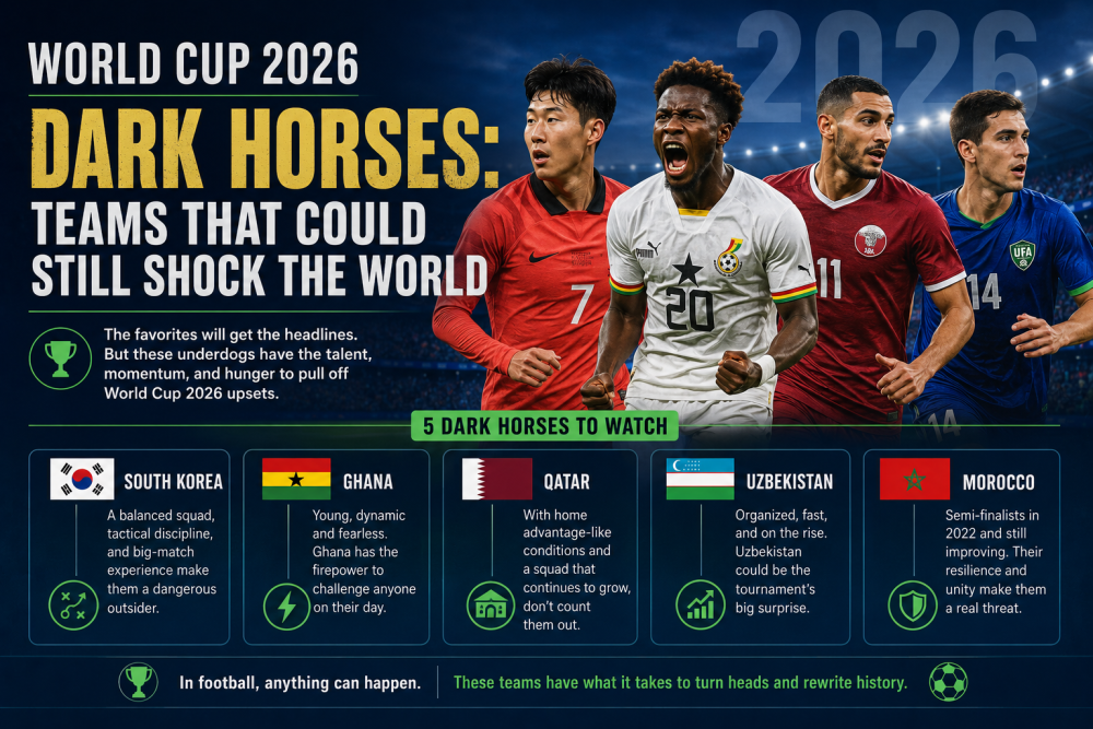 World Cup 2026 Dark Horses: Teams That Could Still Shock the World