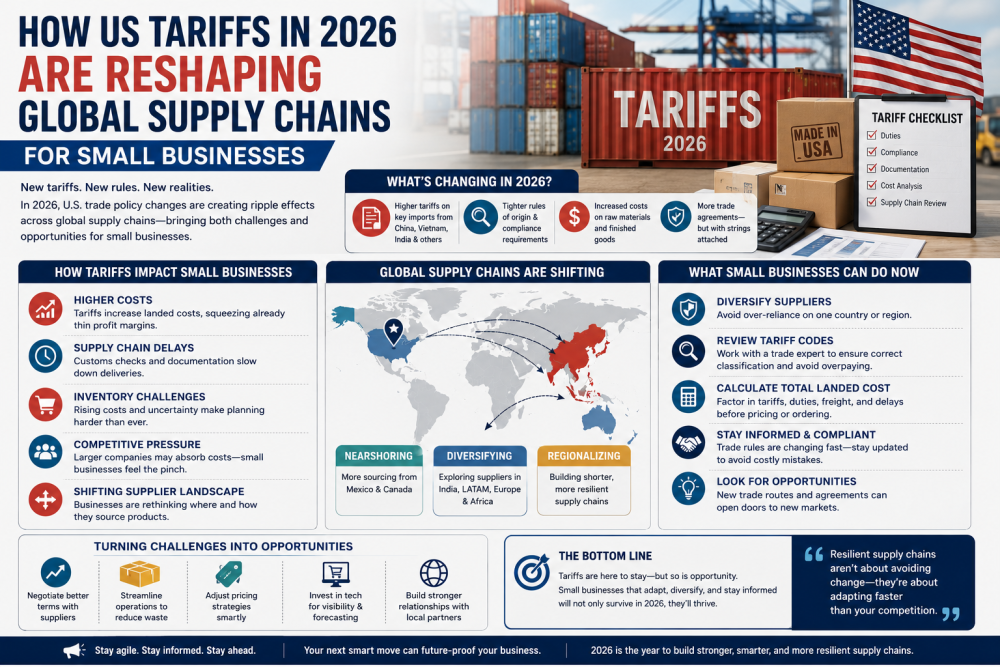 How US Tariffs in 2026 Are Reshaping Global Supply Chains for Small Businesses