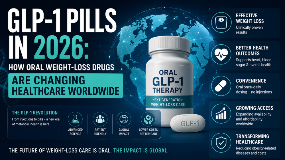 GLP-1 Pills in 2026: How Oral Weight-Loss Drugs Are Changing Healthcare Worldwid
