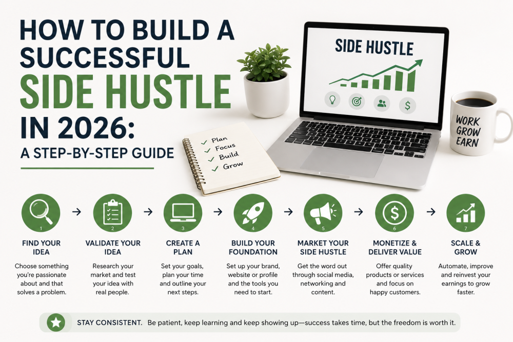 How to Build a Successful Side Hustle in 2026: A Step-by-Step Guide