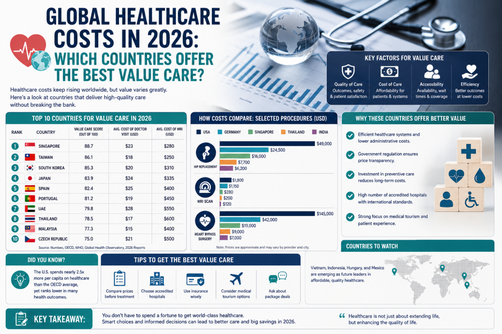Global Healthcare Costs in 2026: Which Countries Offer the Best Value Care?