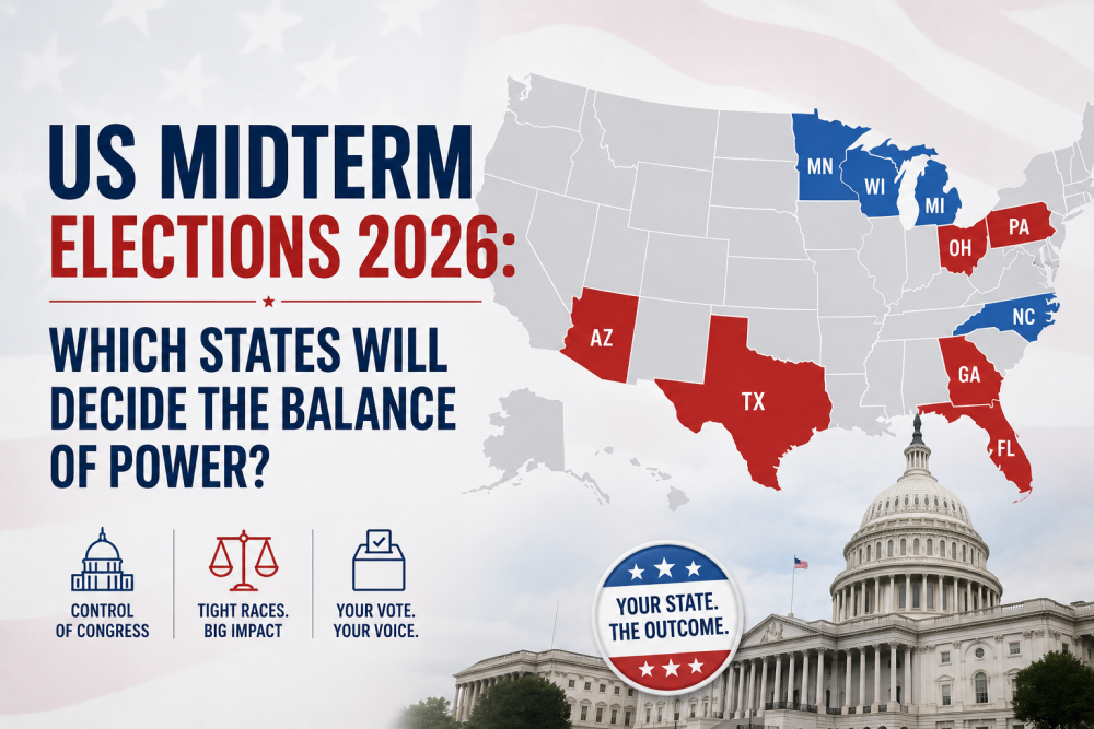 US Midterm Elections 2026: Which States Will Decide the Balance of Power?