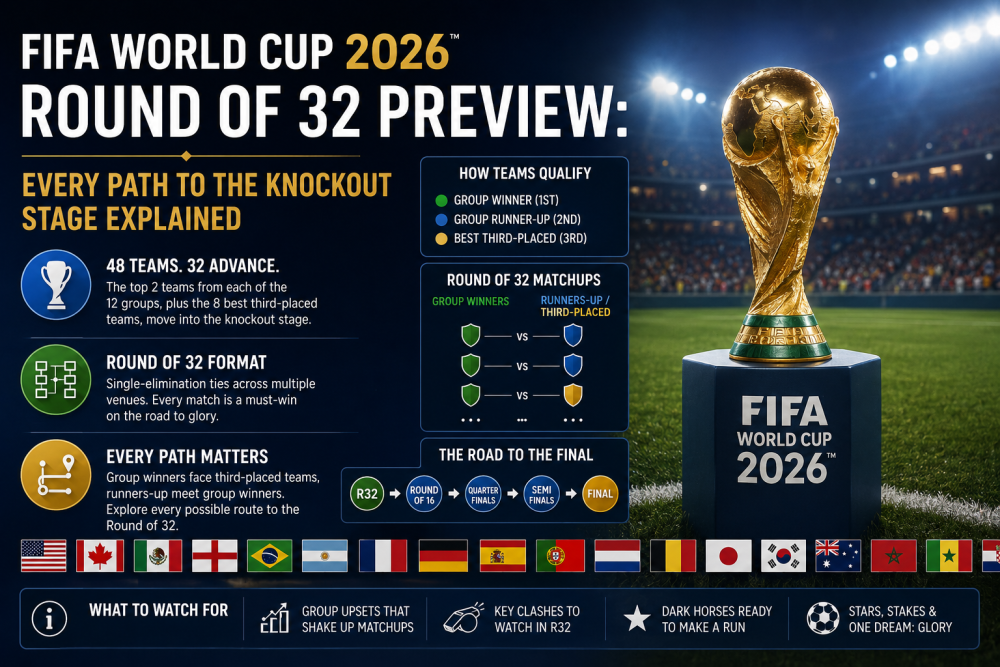 FIFA World Cup 2026 Round of 32 Preview: Every Path to the Knockout Stage Explained