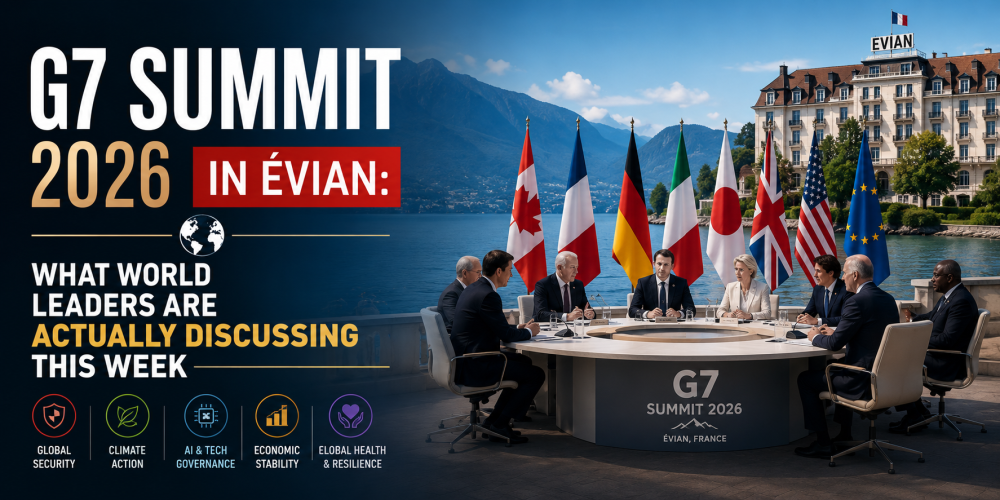 G7 Summit 2026 in Évian: Key Agenda Items World Leaders Are Tackling This Week