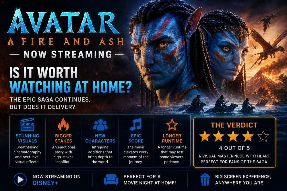 Avatar: Fire and Ash Now Streaming: Is It Worth Watching at Home?